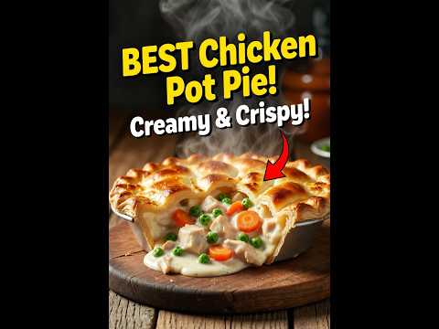 “Ultimate Homemade Chicken Pot Pie Recipe | Creamy & Flaky!”