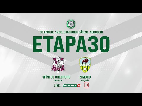 LIVE: DIVIZIA NAȚIONALĂ,Etapa 30 ,FC SFÎNTUL GHEORGHE  - FC ZIMBRU  30.04.2021, 15:00