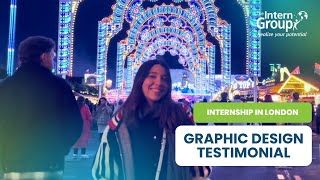 Internship in London - Graphic Design - Daniela Testimonial