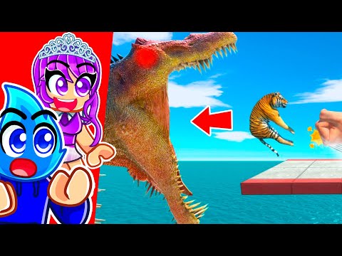 ESCAPE the GIANT SPINOSAURUS in ARBS!? (Reaction)