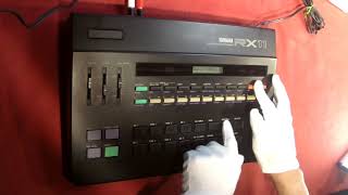 Video thumbnail for Yamaha RX11 Digital Rhythm Programmer / Sound Check. by Quiege Hattle