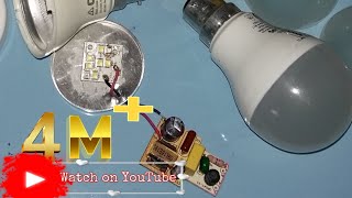 How to repair/fix LED bulb just in 5 minutes In Hindi