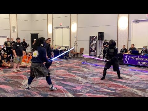 Thrilling Gold Medal Lightsaber Match at TSL4 | Alain Bloch vs David Laudenslager