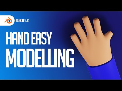 How to model hands in Blender - Easy Handy Hands Blender Tutorial