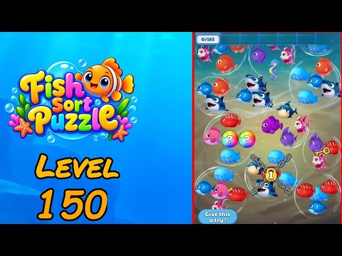 Fish Sort Puzzle Level 150 Walkthrough thumbnail