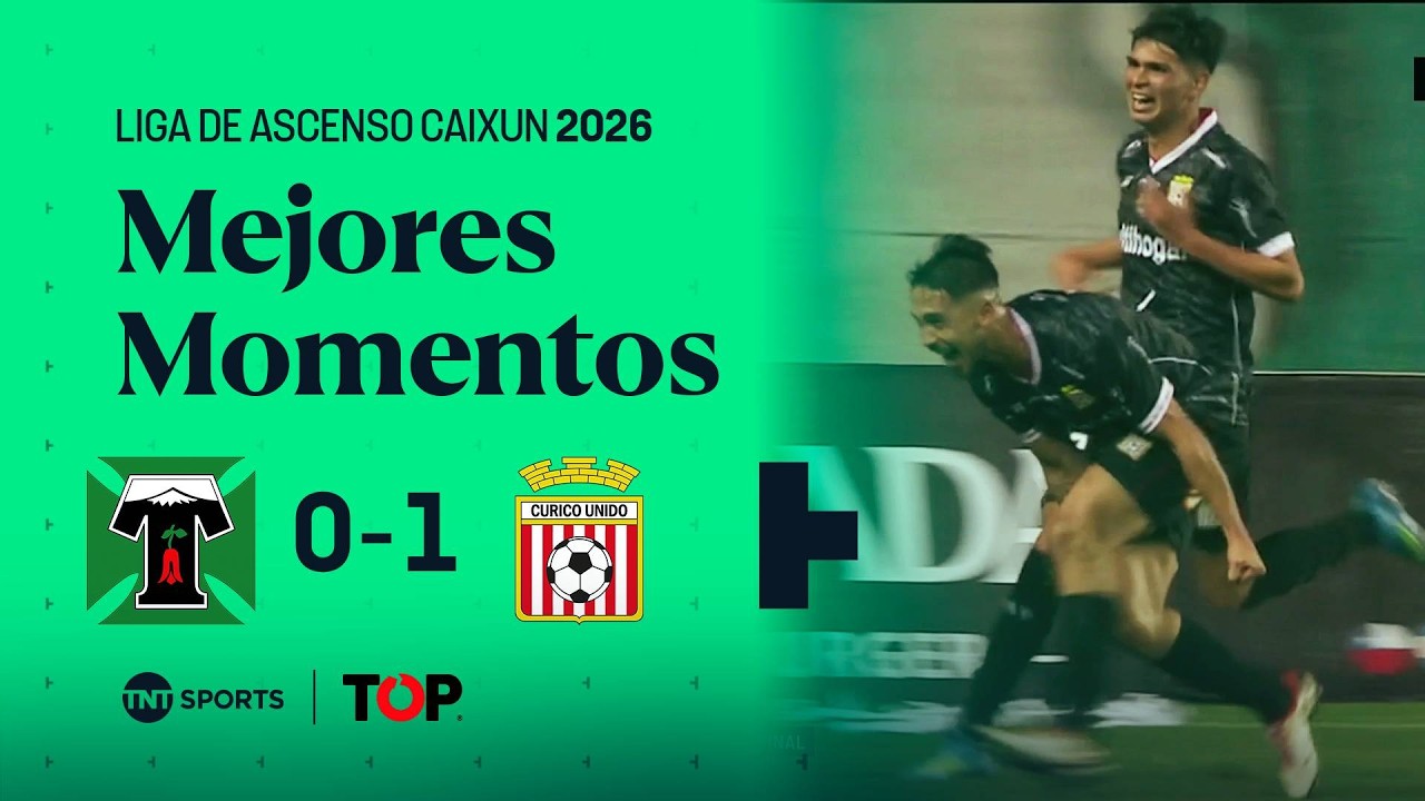 Compacto TOP | 🟢⚪️ Deportes Temuco 0 - 1 ⚪️🔴 Curicó Unido | Liga de Ascenso Caixun 2026 - Fecha 15