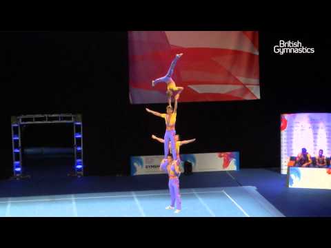 GOLD - Heathrow - Mens Group - 2015 Acrobatic Gymnastics British Championships