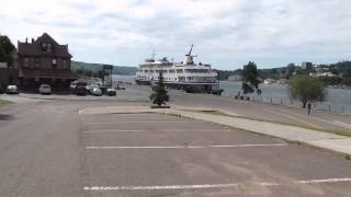 preview picture of video 'MV Yorktown at Houghton Michigan dock'