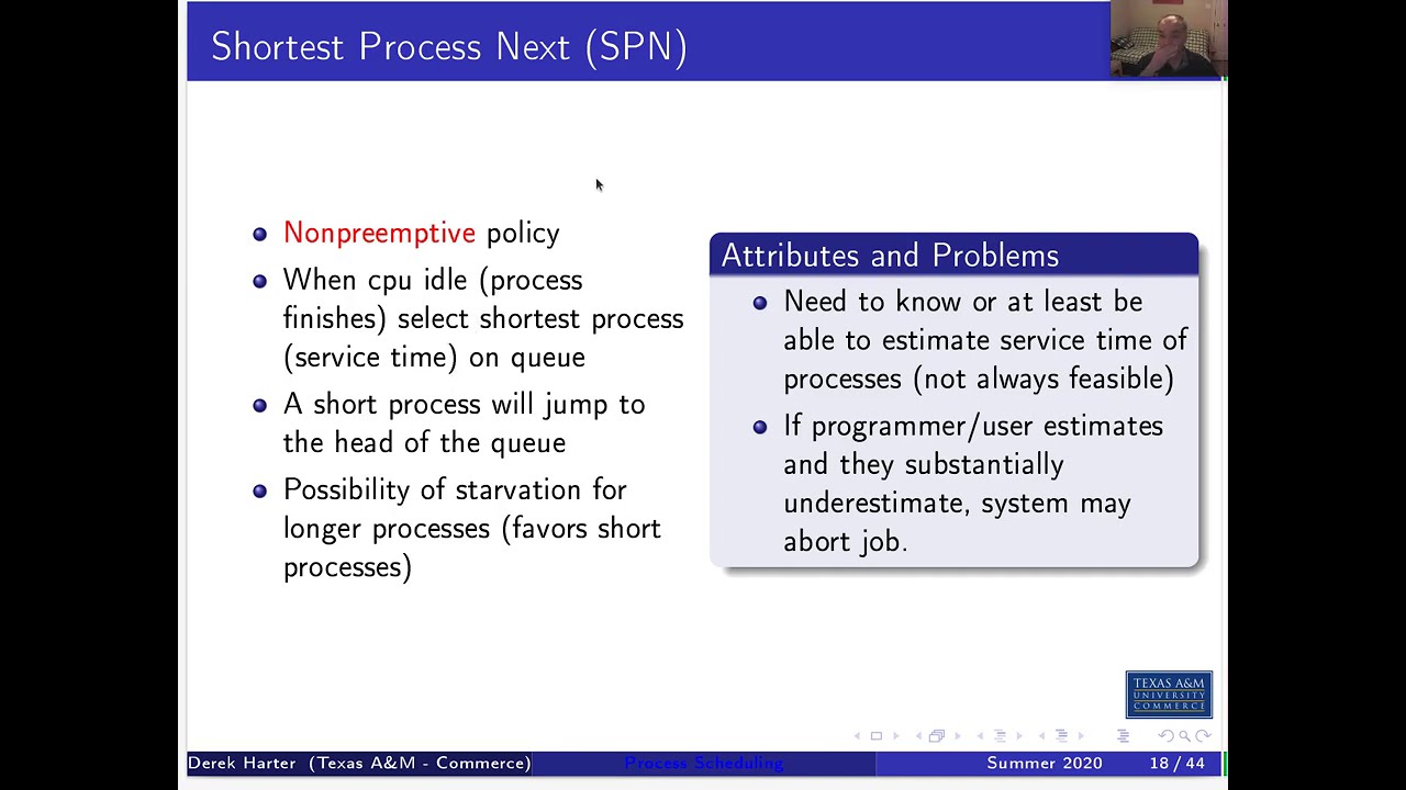 U05-2 Process Scheduling Algorithms (part 2)