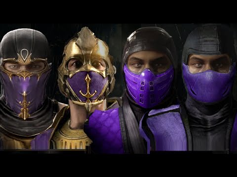 MORTAL KOMBAT All RAIN Evolution Skins and ALT Costumes MK TRILOGY - MK11 MORTAL KOMBAT 11 Update 2
