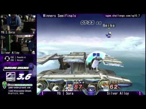 SG at GU 10.7: YG l Sora (Marth, Fox) vs. Silver Alloy (Sheik)
