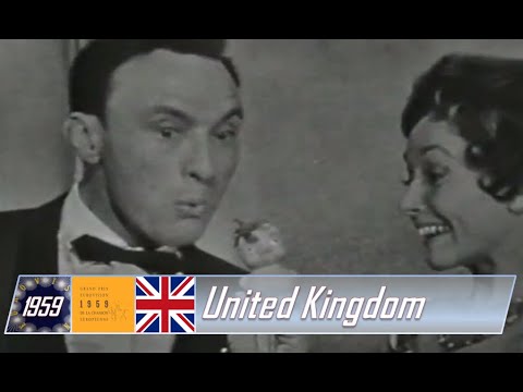 eurovision 1959 United Kingdom 🇬🇧 Pearl Carr & Teddy Johnson - Sing little birdie