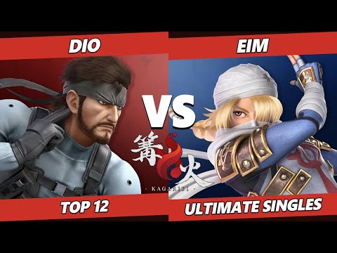 Kagaribi 7 Top 12 - DIO (Snake) Vs. Eim (Shiek) SSBU Ultimate Tournament