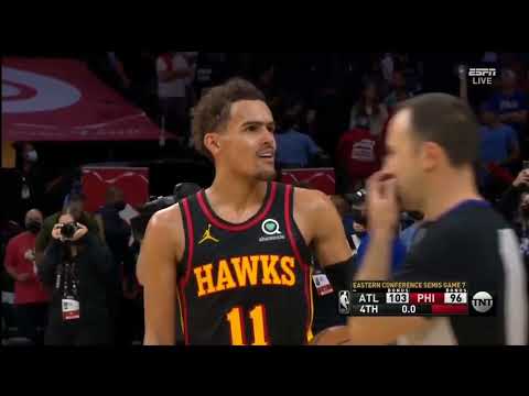 Atlanta Hawks vs Philadelphia 76ers - Game 7 | Last 3 Minutes 4th Quarter | 2021 NBA Playoffs