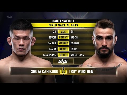 Shuya Kamikubo vs Troy Worthen full fight