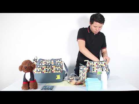 Baby Nappy Travel Bag (5-Piece) - Second Medium