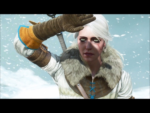 The Witcher 3 - Ciri enters the tower to stop the White Frost