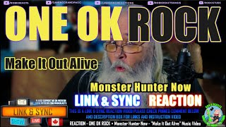 ONE OK ROCK Reaction - Monster Hunter Now - Make It Out Alive Music Video - Link and Sync Experience