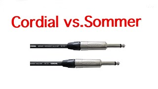 Video thumbnail for CORDIAL CIK 122 vs.SOMMER Cable The Spirit. Short vs. Long. Guitar cable comparison.😈 2017 by rudolfbittnermusic