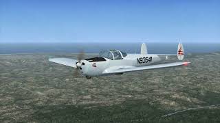 225 Landing the Erco Ercoupe at John Wayne Airport in FSX