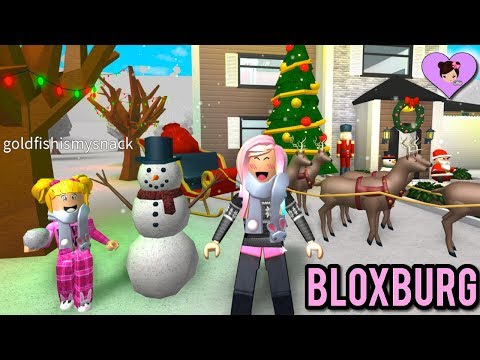 Bloxburg Family Winter Morning Routine with Titi & Goldie