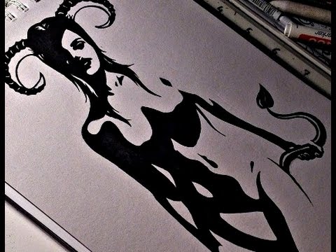 Drawing Sexy Krampus