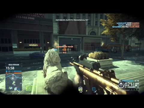 Battlefield Hardline - Enforcer Syndikat Gold Service Star