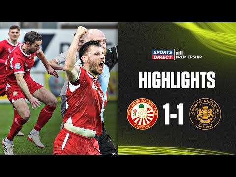 98th minute equaliser! | Portadown 1-1 Carrick Rangers | #SportsDirectPrem