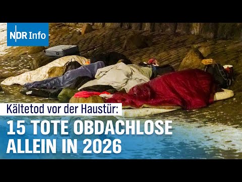 Das stille Sterben auf der Straße: 15 Obdachlose sterben in Hamburgs Winterkälte | NDR Info