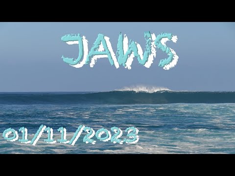 Surfing JAWS as the largest swell of the season arrives