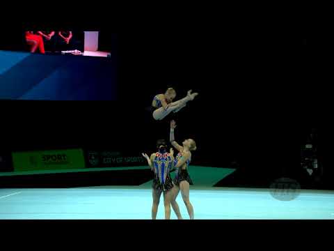 Kazakhstan (KAZ) - 2018 Acrobatic Worlds, Antwerpen (BEL) - Combined  Women's Group