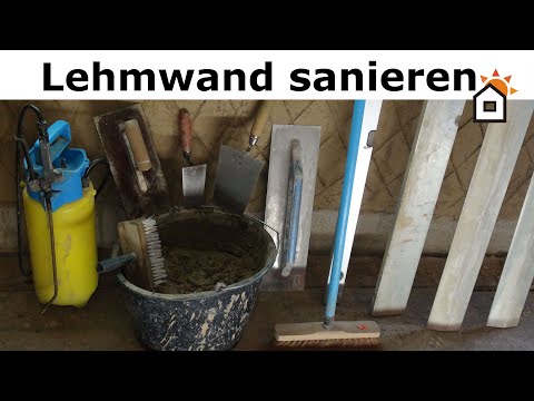 Lehmwand sanieren
