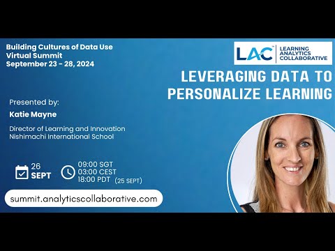 Leveraging Data to Personalize Learning