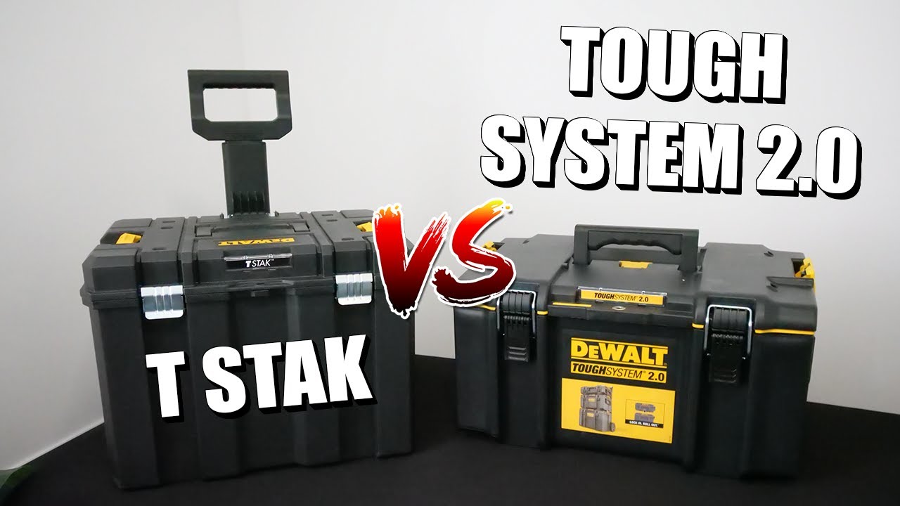 Watch video Dewalt Tool Box, TSTAK Deep Box VS Tough System 2.0 Large Box Now Dewalt Tool Box, TSTAK Deep Box VS Tough System 2.0 Large Box