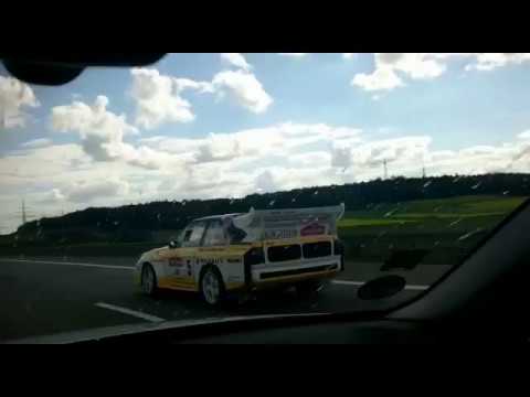 Audi Quattro S1 on German Autobahn + MY reaction