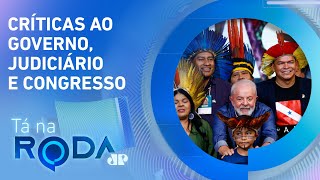 Lula e lideranças indígenas trocam farpas durante cerimônia