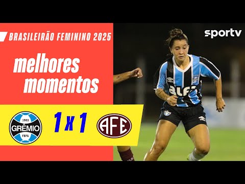 Gols e lances de Grêmio x Ferroviária-SP