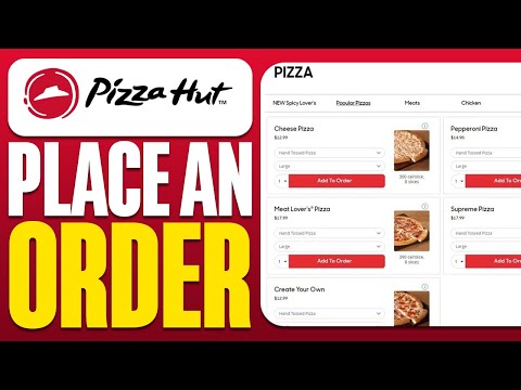 How To Place An Order On Pizza Hut Online (2025)