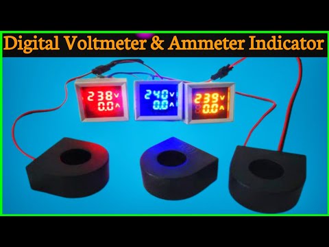 Led 100a digital voltmeter ammeter, for industrial