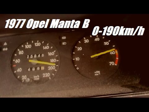 Opel Manta B 0-190km/h