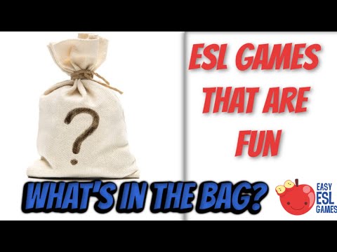 Part of a video titled ESL Games That Are Fun | What's in the Bag? - Videos For Teachers