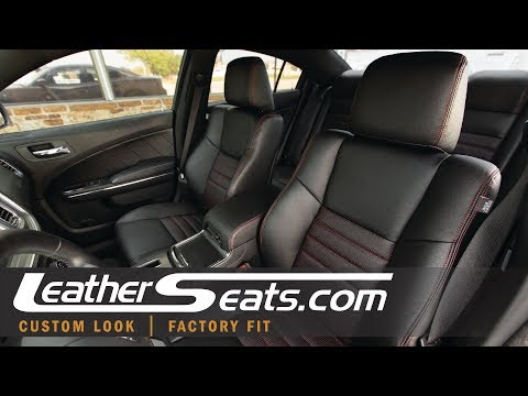 2012 - 2014 Dodge Charger Custom Leather Interior Upholstery Kit - LeatherSeats.com
