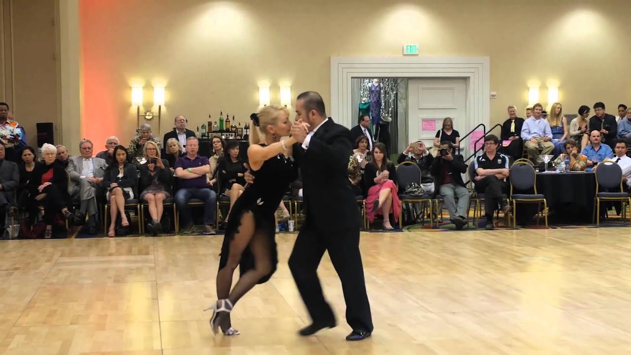 Chantal Eril & Troy Morados, Argentine tango stage. Semi Final, USA competition. April 2015