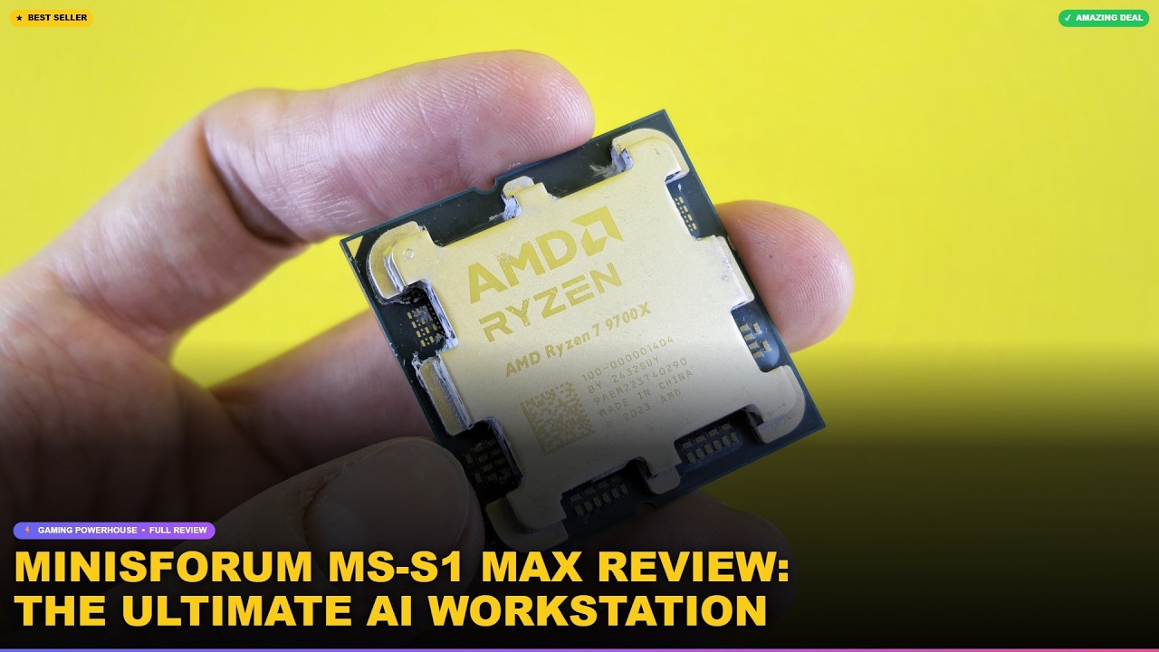 MINISFORUM MS-S1 MAX Review: The Ultimate AI Workstation Mini PC?