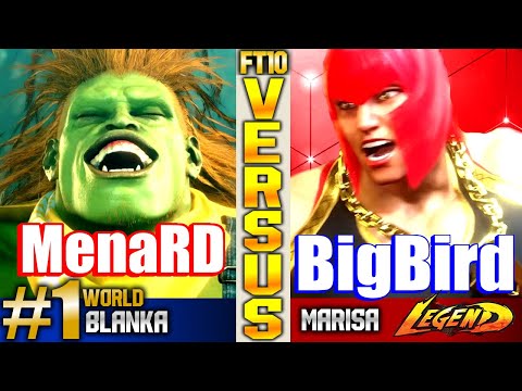SF6 [FT10] Blanka (MenaRD Vs BigBird) Marisa ▰ High Level