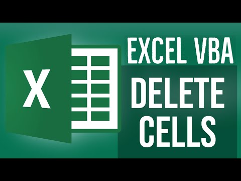 Excel VBA Tutorial for Beginners 17 Delete Cells using VBA in MS Excel