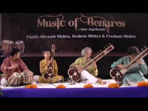 Banarasi Jhoola,Sitar Duet by Pandit Shivnath Mishra, Deobrat Mishra | झूला । #Sitar #Kajari