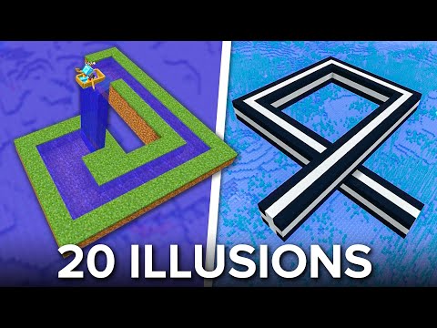 20 Illusions In Minecraft That Seem FAKE