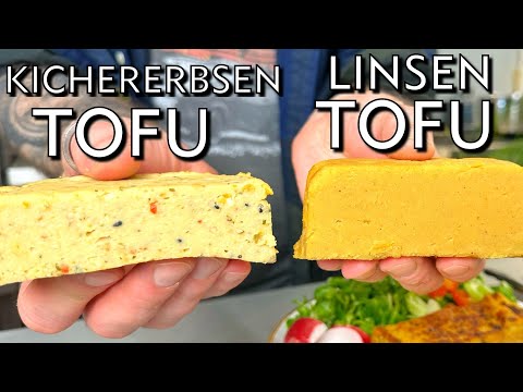 Tofu OHNE Soja - Linsen Tofu und Kichererbsen Tofu selber machen - richtig gutes Zeug
