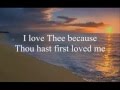 My Jesus, I Love Thee - Instrumental 